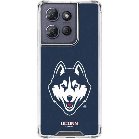 University of Connecticut Huskies Moto G Play 5G (2025) Clear Case